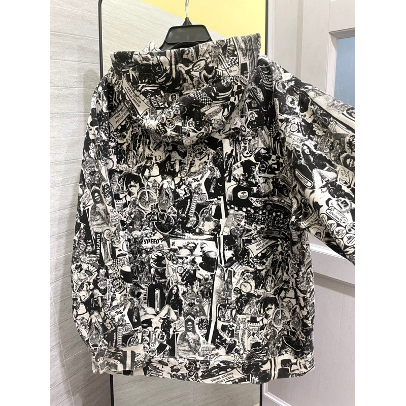 Áo hoodie zip nhiều hình