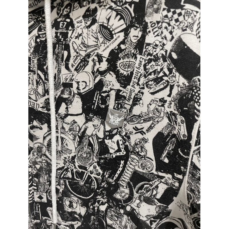 Áo hoodie zip nhiều hình