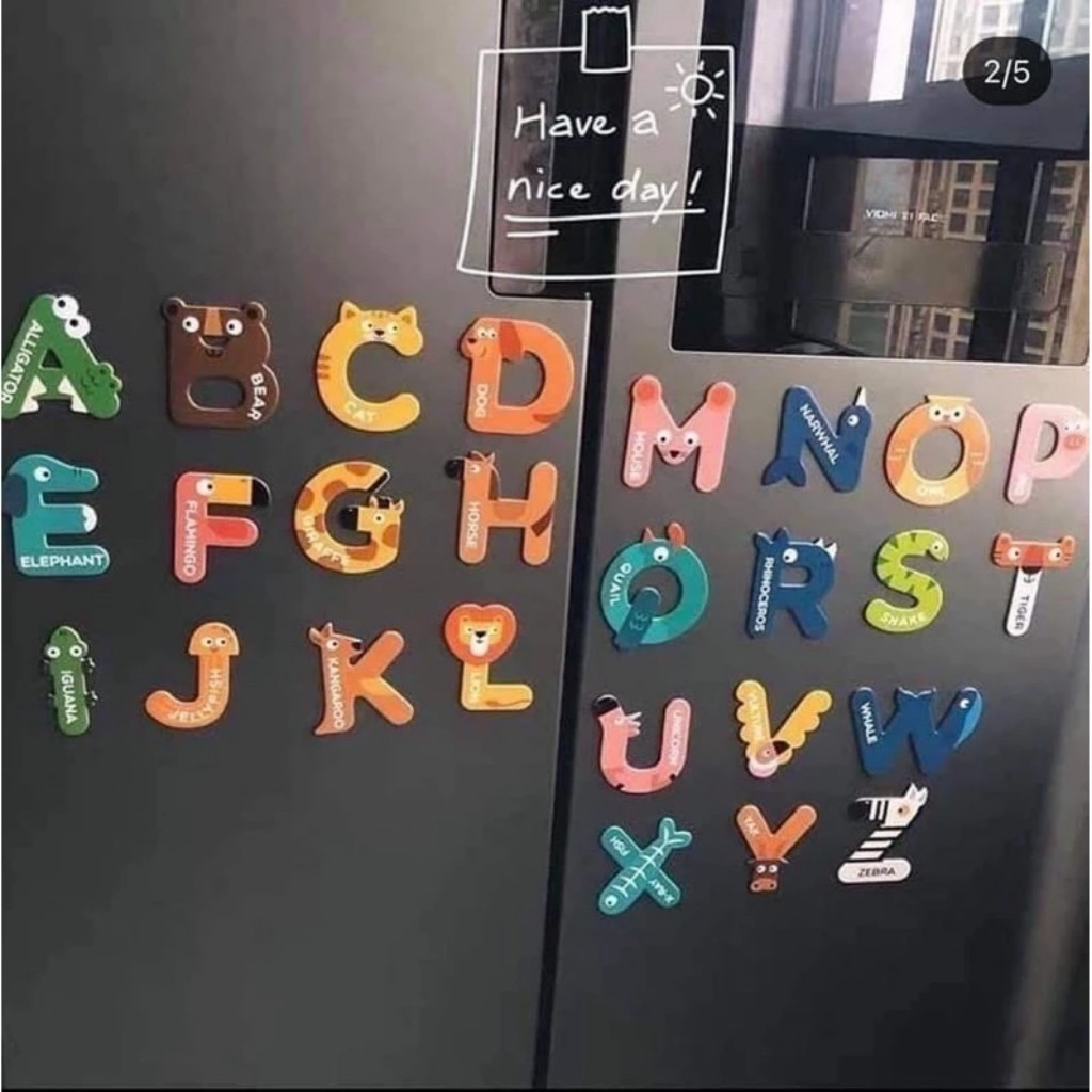 Bảng chữ cái tiếng anh nam châm cho bé Mideer Letter Magnets, Đồ chơi giáo dục cho bé | Bảo An shop
