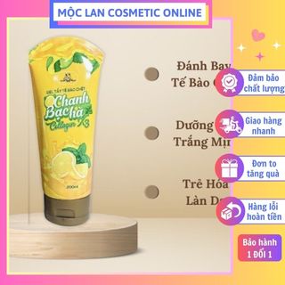 Tẩy da chết Collagen Luxury X3 Bạc Hà Đông Anh