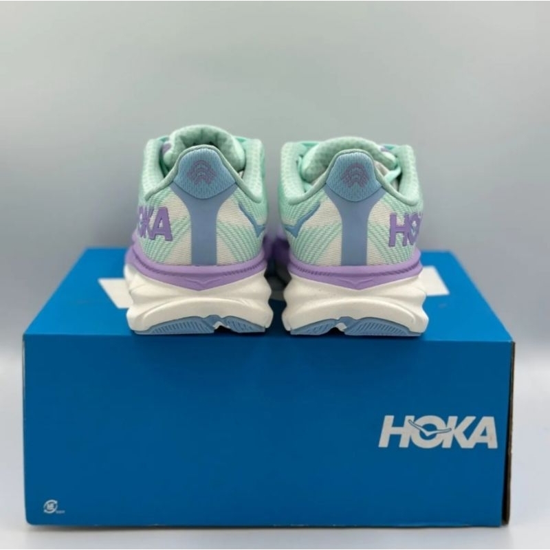 Giày Running Chạy Bộ Nữ Hoka Clifton 9 1127896-SOLM - Tặng Kèm Tất Xịn