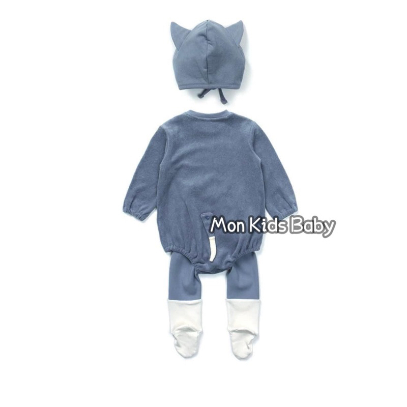 Set 3 chi tiết Tom&Jerry cho bé 5-15kg bản Trung HÀNG ĐẸP LOẠI 1 ủ lông cho bé