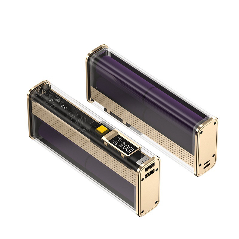 Box sạc 4 cell 21700 lộ pin sạc nhanh 22,5wSkin ngẫu nhiên