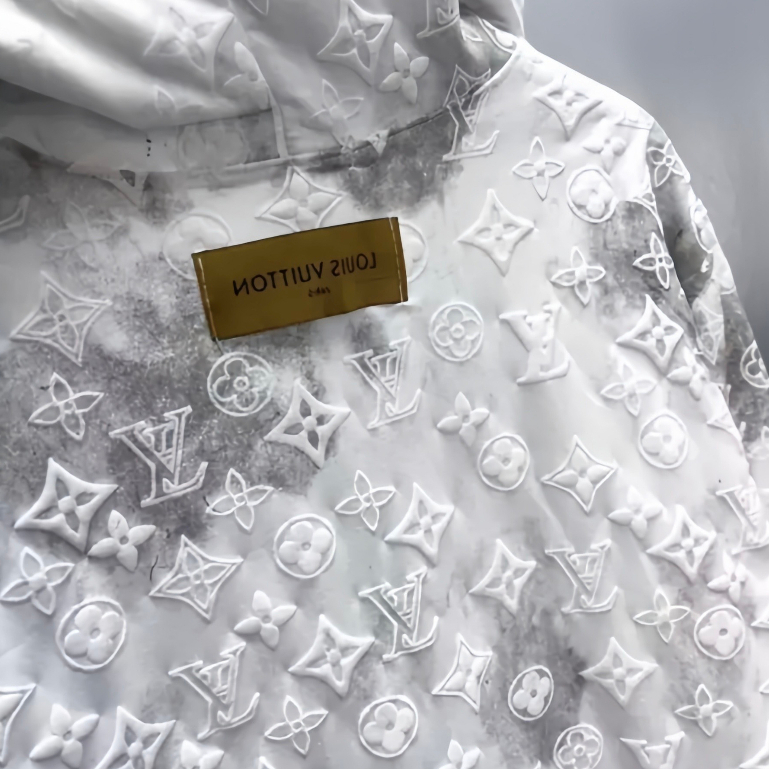 Áo Khoác Hoodie L.V Dập Nổi Có Khóa , Áo Khoác Zip Nam Nữ Cap Cấp Hình In Dày Dặn Phong Cách Cháy Phố