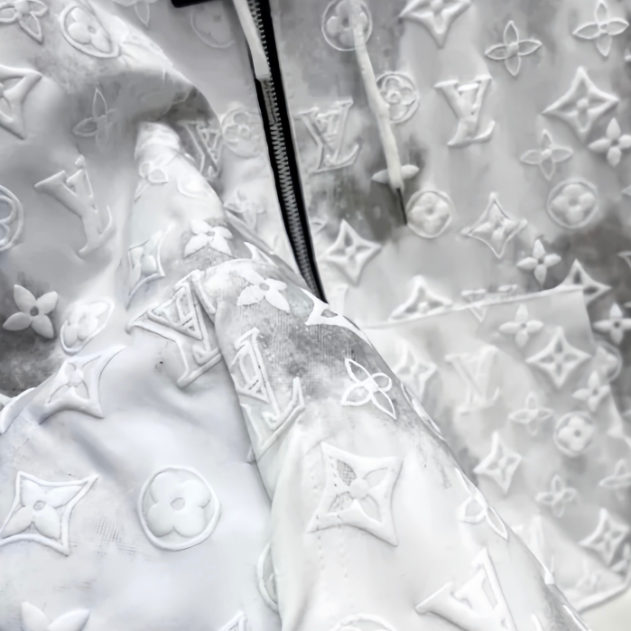 Áo Khoác Hoodie L.V Dập Nổi Có Khóa , Áo Khoác Zip Nam Nữ Cap Cấp Hình In Dày Dặn Phong Cách Cháy Phố