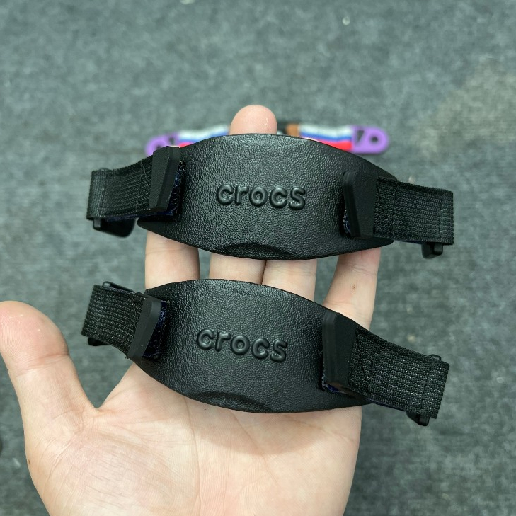 Quai Dù Dép Crocs Quai Dù Bán Lẻ Theo Cặp, Nhiều Màu Tặng Kèm