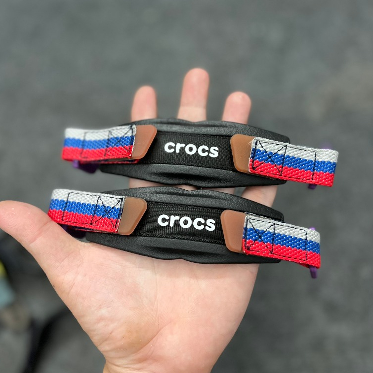 Quai Dù Dép Crocs Quai Dù Bán Lẻ Theo Cặp, Nhiều Màu Tặng Kèm