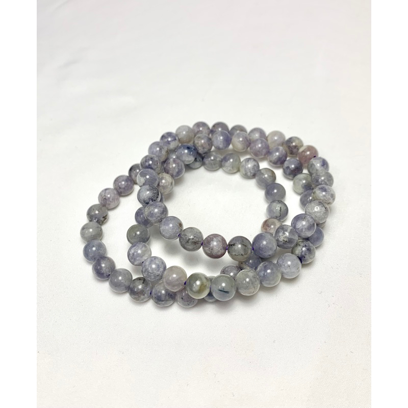 Vòng tay đa Iolite hạt 7mm (công dụng ở ảnh)