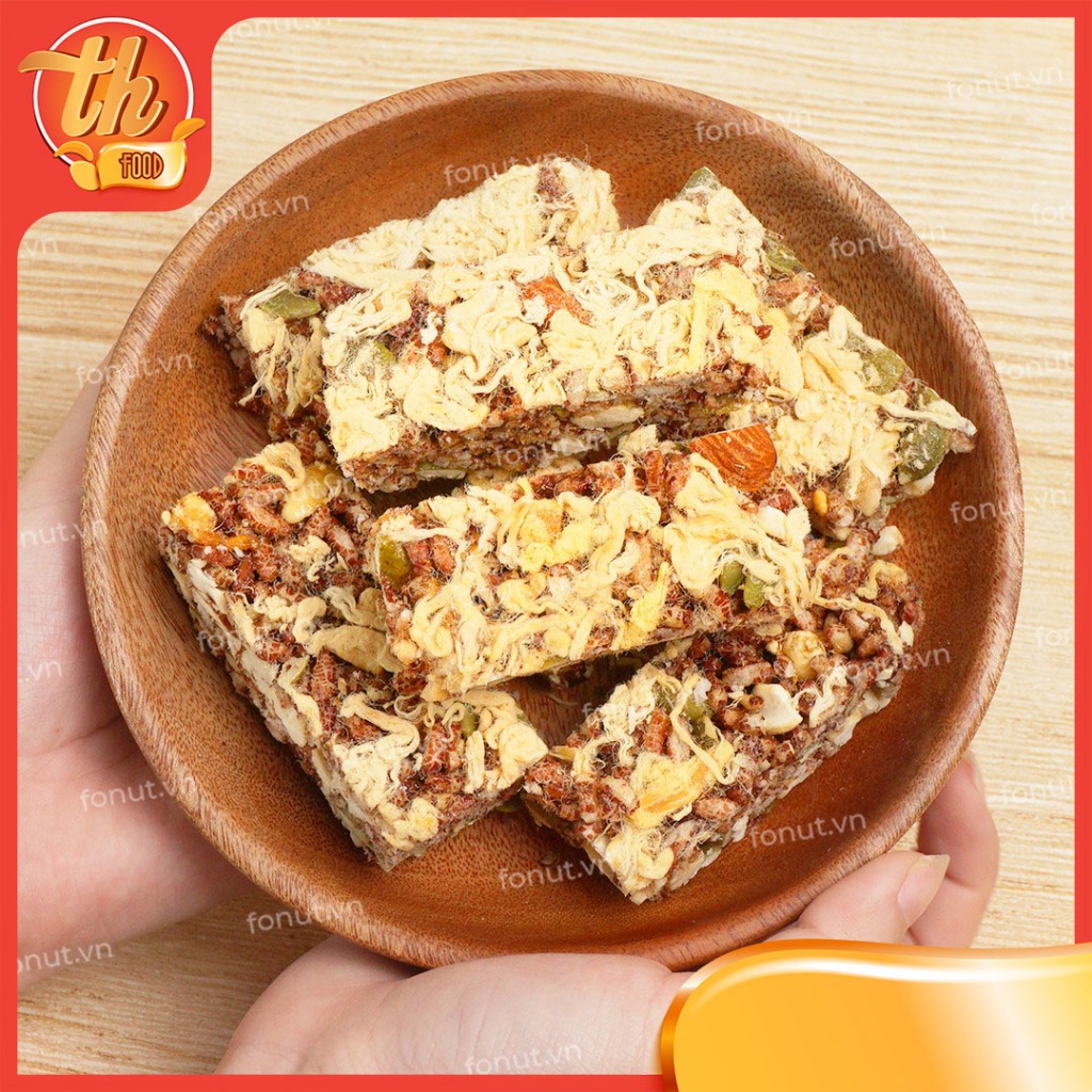 500G Thanh Gạo Lứt Chà Bông, Thanh Gạo Lứt Ăn Kiêng Healthy, Thanh Ngũ Cốc Chà Bông, Thanh Ngũ Cốc Mix Chà Bông