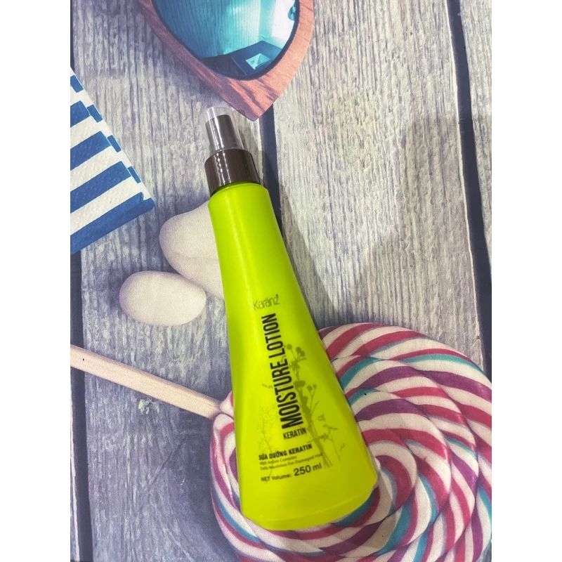 XỊT DƯỠNG KARANZ KERATIN xanh lá 250ml