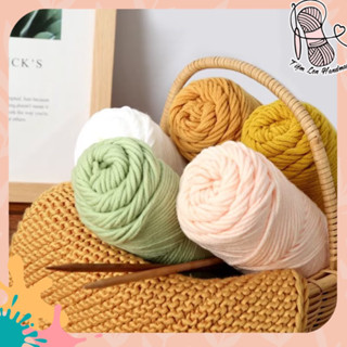  Len cotton ống len cotton love cuộn 100gram 