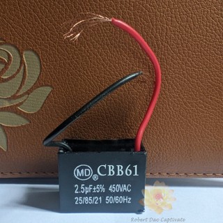 Tụ quạt điện 2.5µf 450v.ac