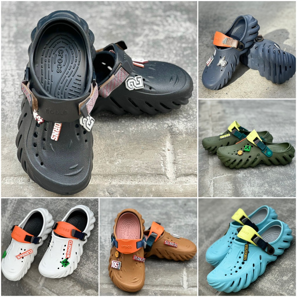 Sục Echo Clog Chính Hãng Thiết Kế Quai Dù Siêu Hot