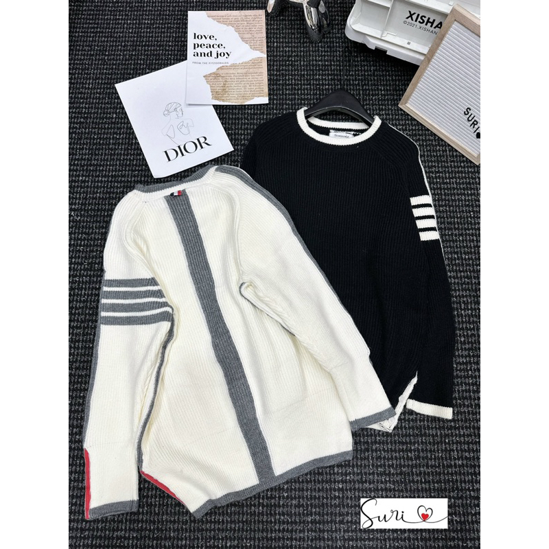 Len thom viền sọc tay