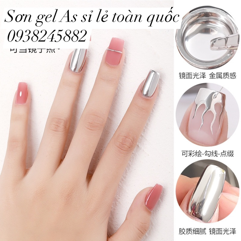 Gel inox metan gương sáng cao cấp hủ 5ml
