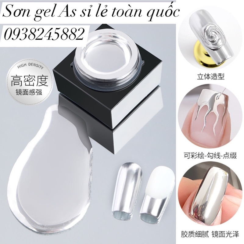 Gel inox metan gương sáng cao cấp hủ 5ml