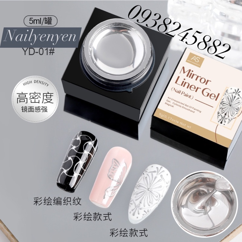 Gel inox metan gương sáng cao cấp hủ 5ml