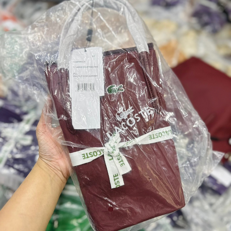 Túi lacoste tote công sở nữ