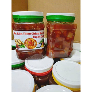 Hủ 1kg me hạt dẻo rim thơm chùm ruột thạch dừa