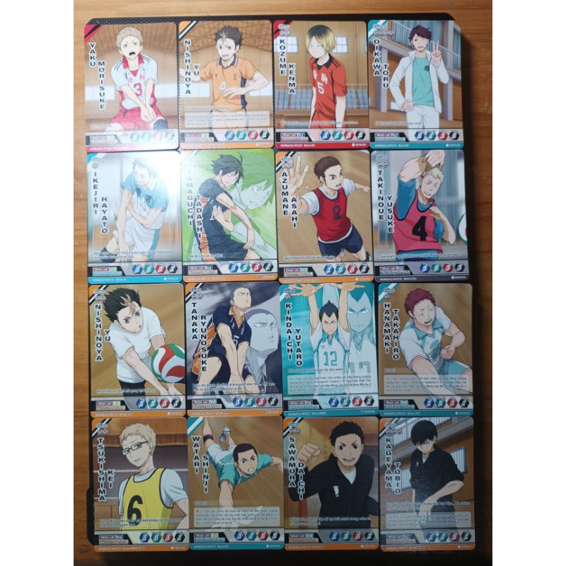Combo 10 card Haikyuu