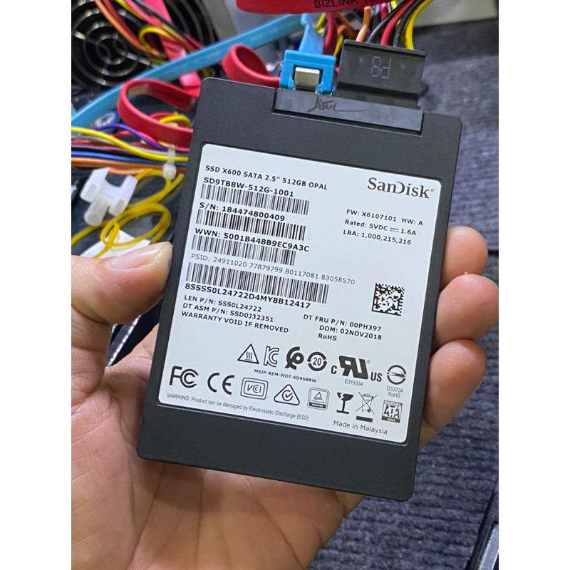 Ổ cứng ssd 512gb /1Tb cho laptop , máy tính bàn, chuẩn 2.5 hàng tháo máy