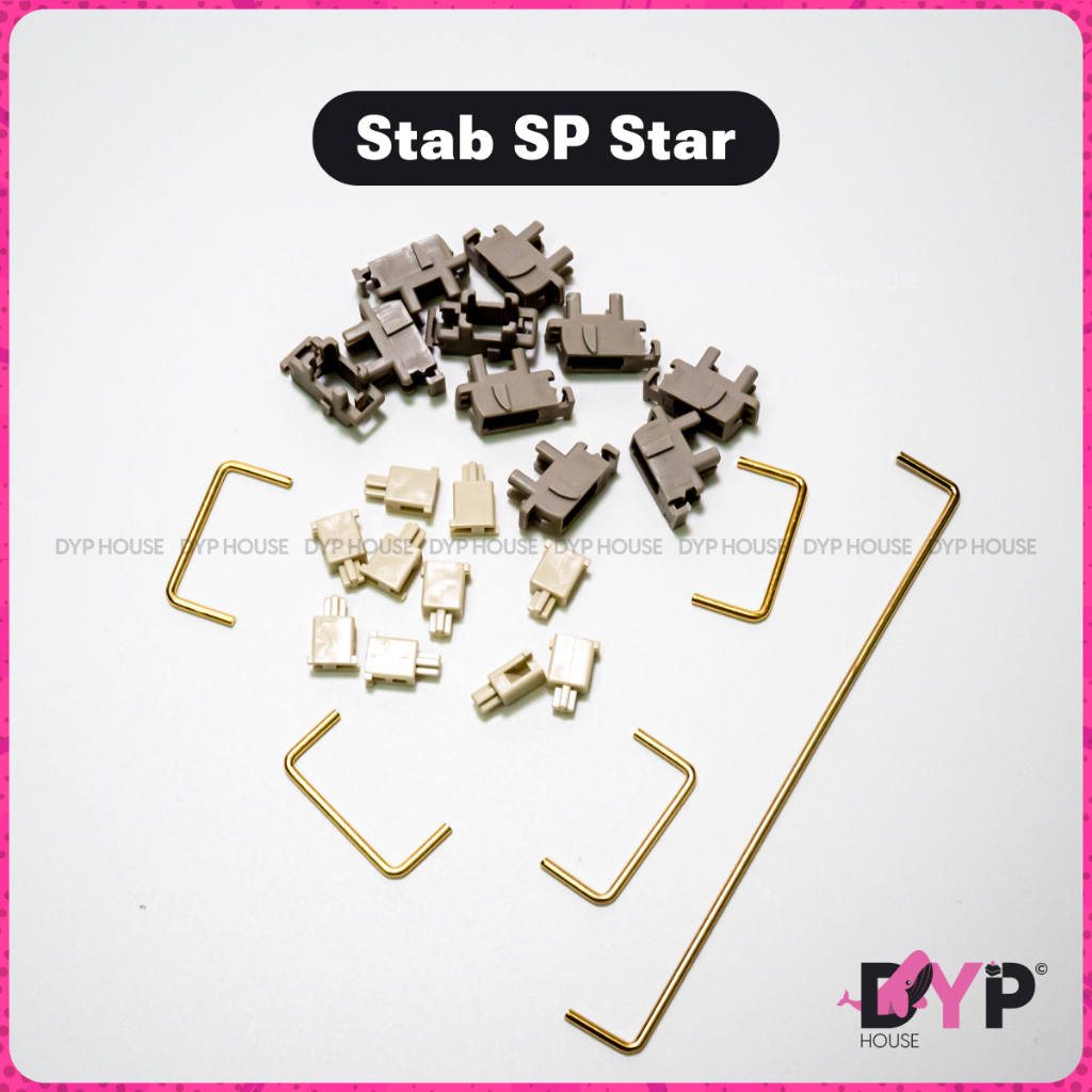 Bộ Stab SP-Star | Plate mount | Thanh cần bằng cho bàn phím cơ | dyp house