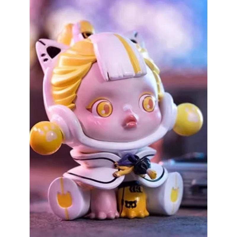 Tượng tô màu SKULLPANDA SIÊU HOT thạch cao size lớn 18-24cm