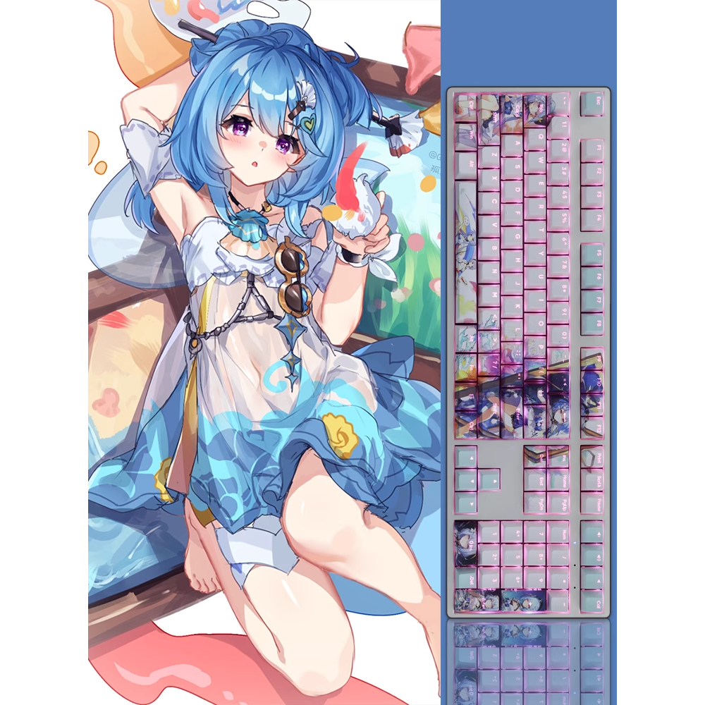 Keycap Honkai Impact 3 Griseo Model, chất liệu PBT