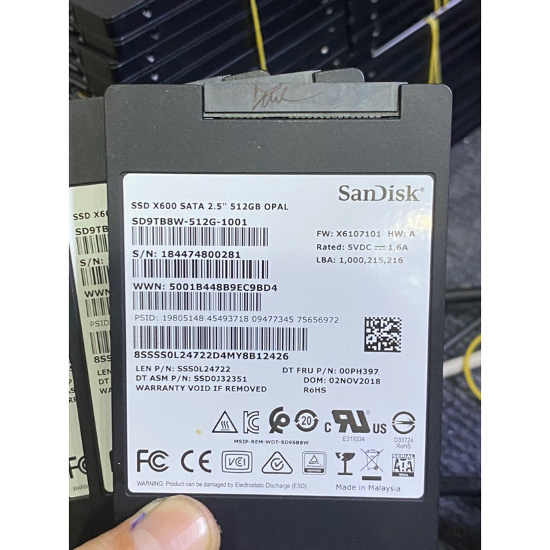 Ổ cứng ssd 512gb /1Tb cho laptop , máy tính bàn, chuẩn 2.5 hàng tháo máy