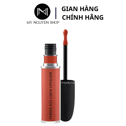 Son MAC chính hãng powder kiss liquid lipcolour , son kem lì lâu trôi Lipstick 1.5g