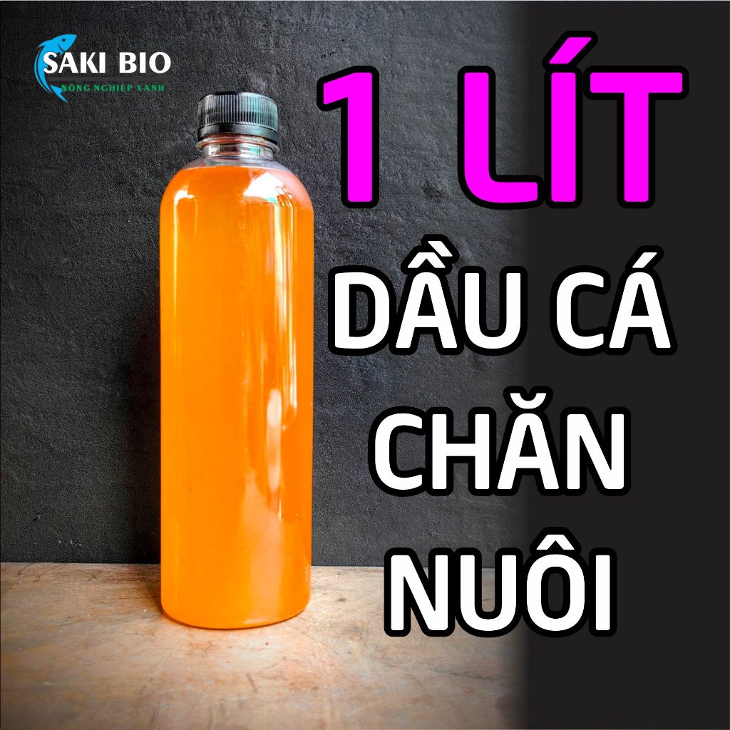 1 LÍT Mỡ cá cho thức ăn chăn nuôi  nguyên chất