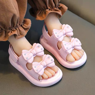 Dép quai hậu trẻ em sandal thắt nơ siêu dễ thương