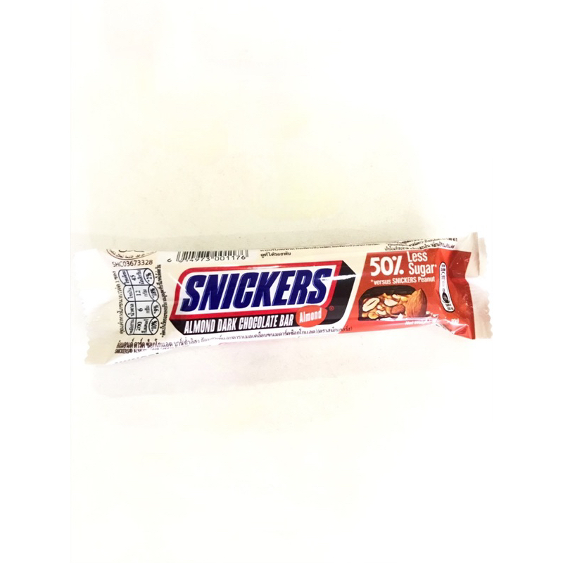 Kẹo Sôcôla Đen Hạnh Nhân Snickers Chocolate thanh 40g-có ship hỏa tốc HCM