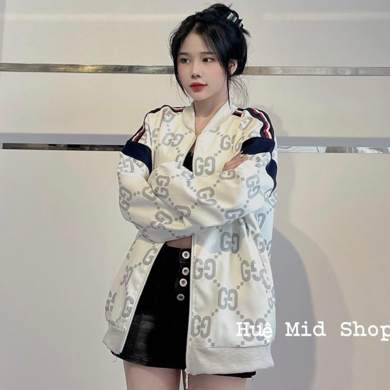 Áo khoác Bomber phối sọc vai HÓTTTTT / Ảnh thật