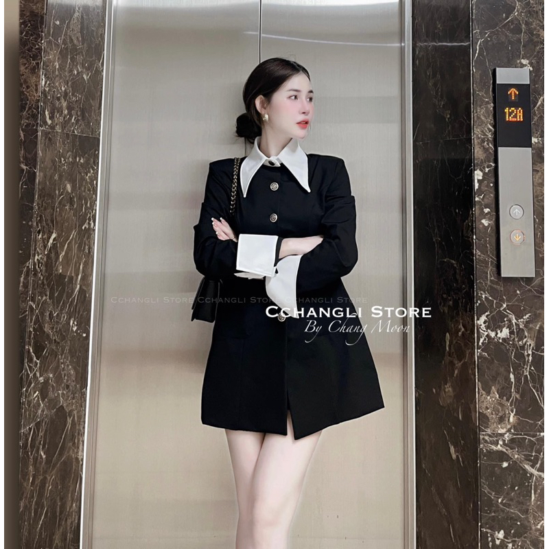 Váy Cổ Sơ Mi Hot Hit