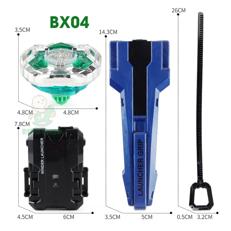 Con Quay BeybladeX BX04 - Knight Shield 3-80N | Beyblade BX04 Loại phòng thủ