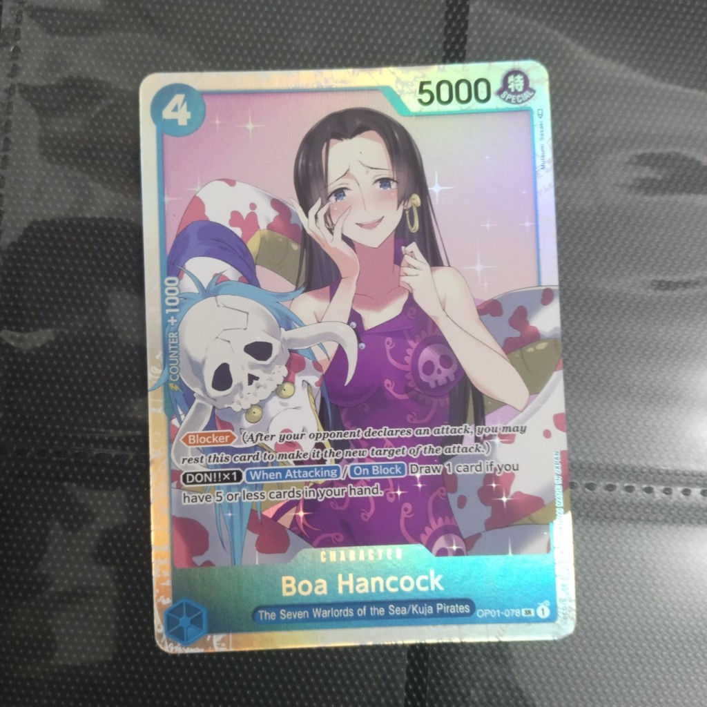 [ONE PIECE CARD GAME] 01 thẻ trò chơi Boa Hancock - Romance Dawn (OP01)