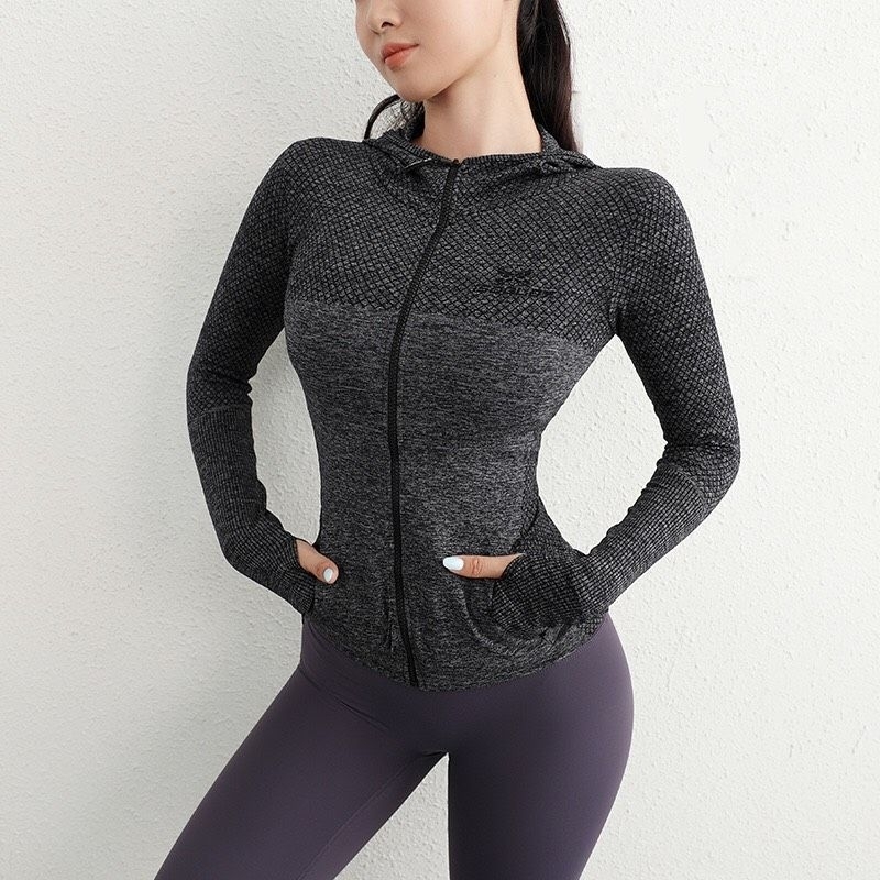 Áo khoác thể thảo dệt kim nữ