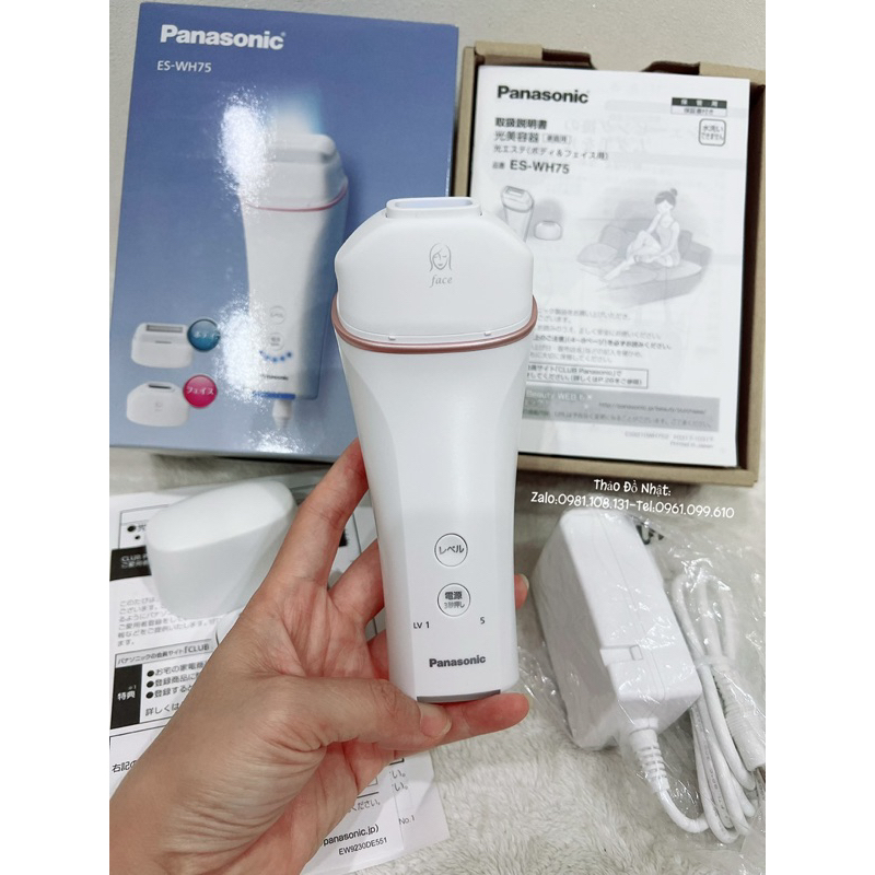 MÁY TRIỆT LÔNG PANASONIC ES-WH75 - NEW