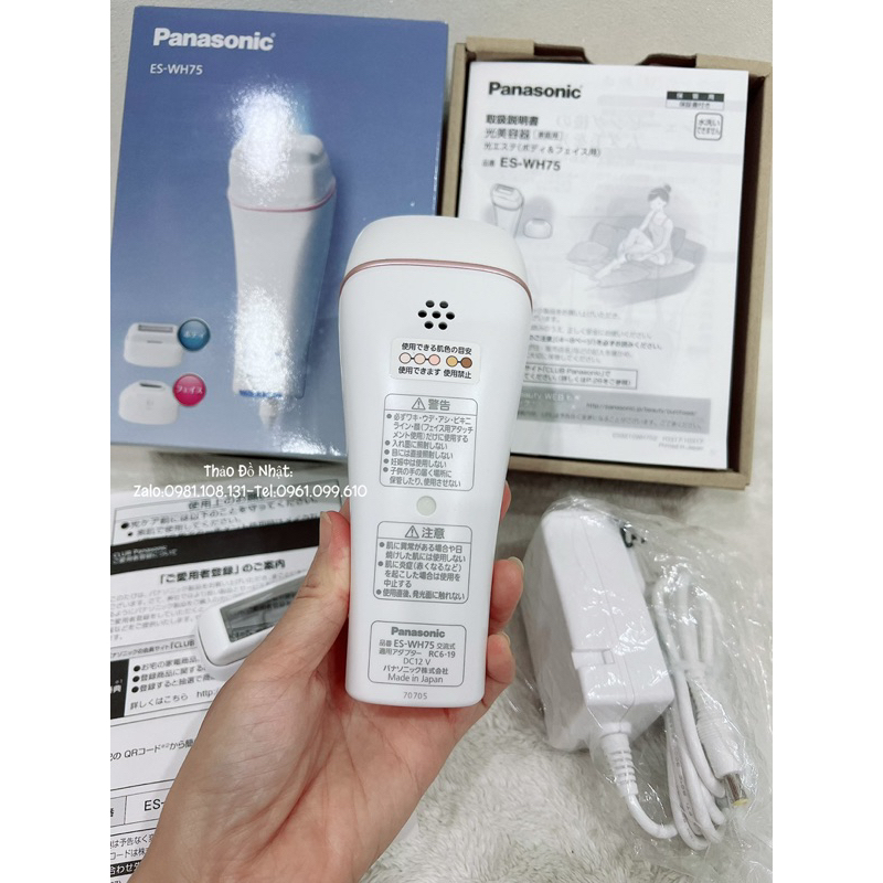 MÁY TRIỆT LÔNG PANASONIC ES-WH75 - NEW