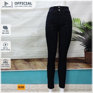 Quần Jean Nữ Mẫu Mới ❤️FREESHIP❤️ Quần Bò Nữ Lưng Cao Màu Xám Phối Đai Kiểu 3 Nút Sang Chảnh A-T Fashion - QJNUM517