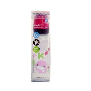 Bình sữa cho bé nhựa pp kuku ku5928a màu hồng - 240ml
