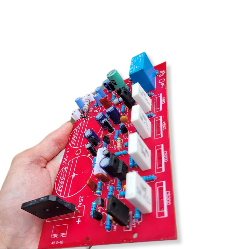 Bo công suất 4 sò 1 kênh điện áp +-30 - +-60v