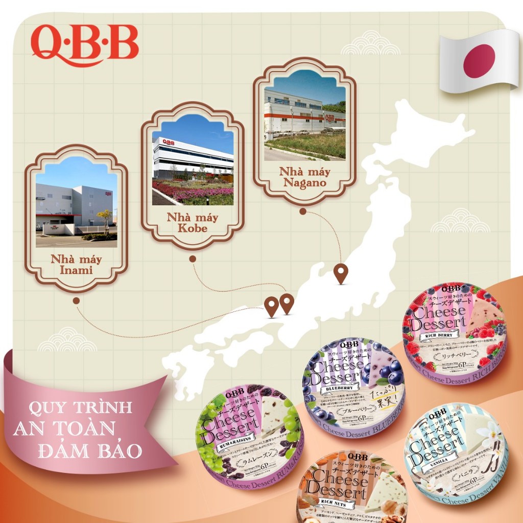 Phomai QBB Nhật Bản đủ vị