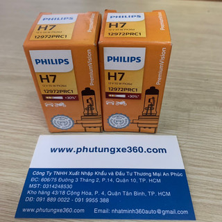 Bóng đèn philips h7 12v 55w chính hãng