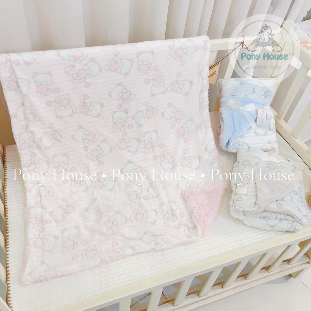 Chăn Lông Cừu Sunnozy Siêu Mềm Mịn, Nhẹ Dày Ấm Cho Bé Từ Sơ Sinh KT 75*100