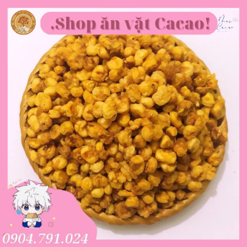 500G Ngô giòn xóc mắm _ ngô sấy giòn xóc đủ vị thơm ngon