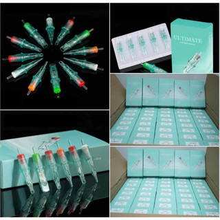 Kim Pen Ultimate xanh, Kim pen xanh Ul timate dùng cho máy pen kim phun mày môi hiệu quả Elly Đặng dụng cụ phun xăm