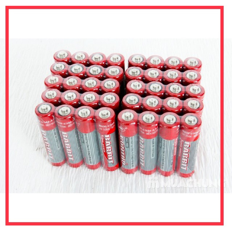 HỘP 40 VIÊN PIN TIỂU AA CON THỎ R6P 1,5V - VPP QUÔC HUY