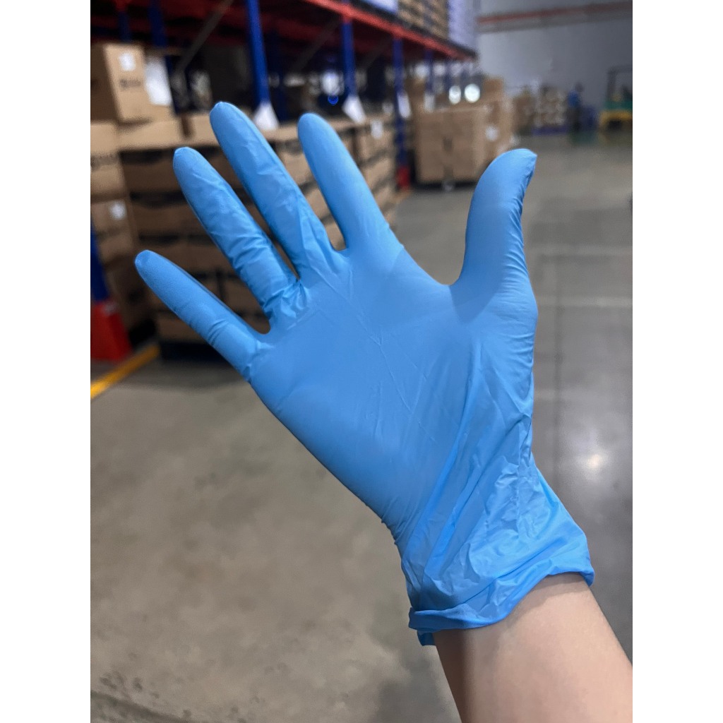 Găng Tay Xanh - Găng tay Thủy Sản - Găng Tay Nông Nghiệp - Găng Tay Nitrile Không Bột